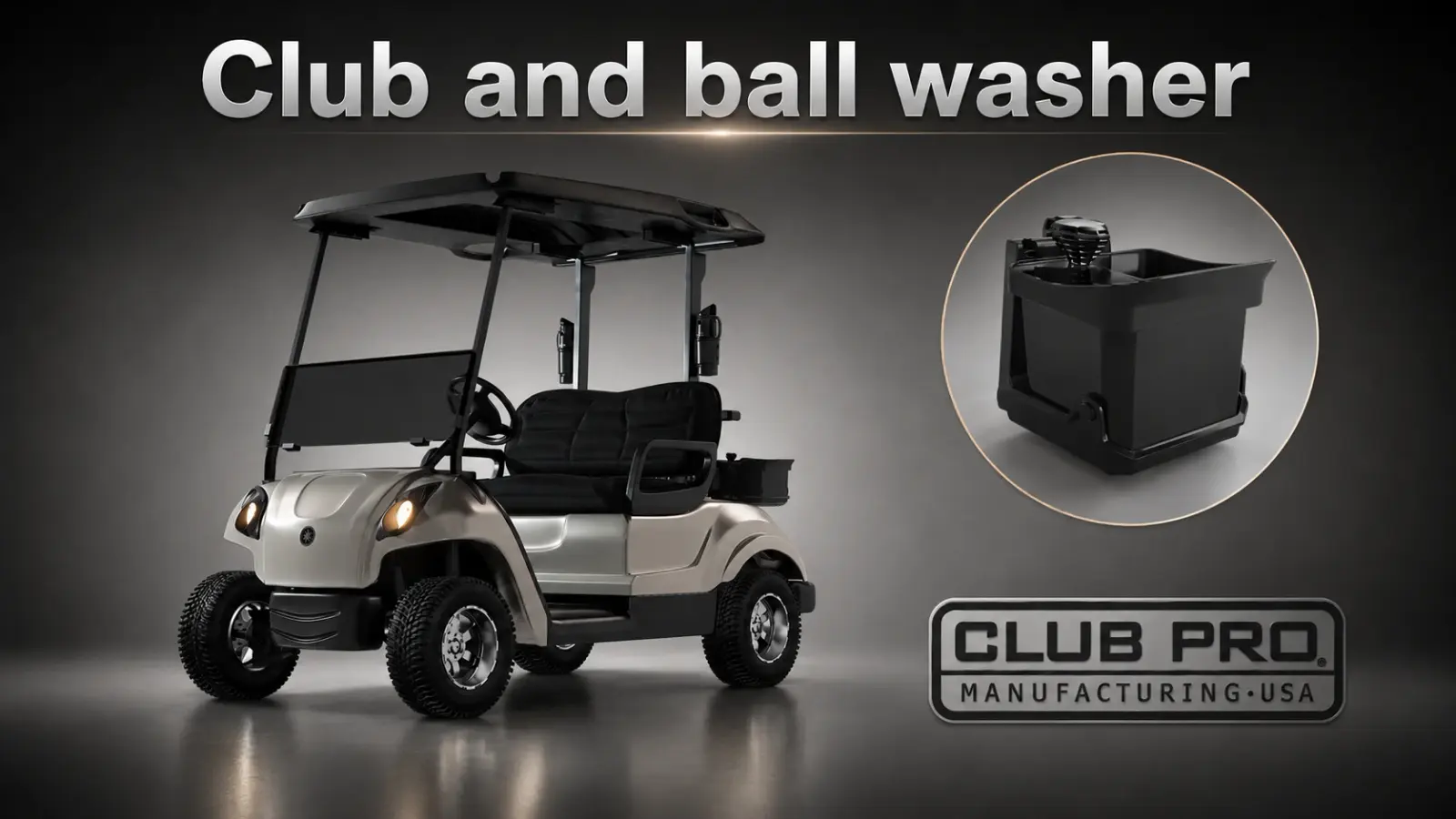 Figure 2: Photorealistic 3D product rendering, exploded accessory visualization, and studio lighting for Club Pro.