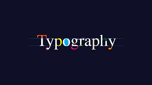 Typography and visuals