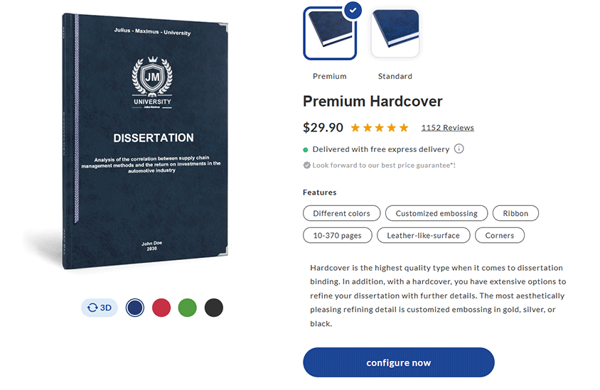 BOOK CONFIGURATOR